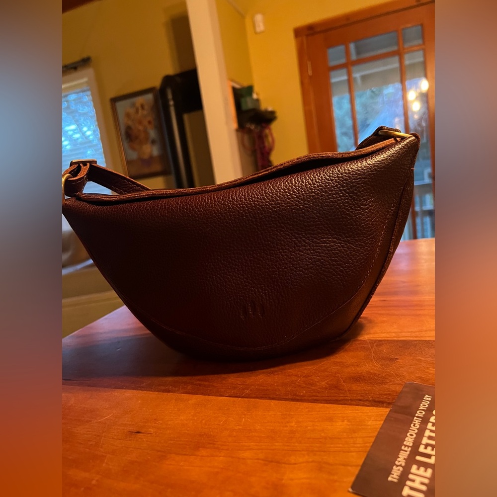 Portland Leather Goods Medium Koala Sling Bag in Coldbrew